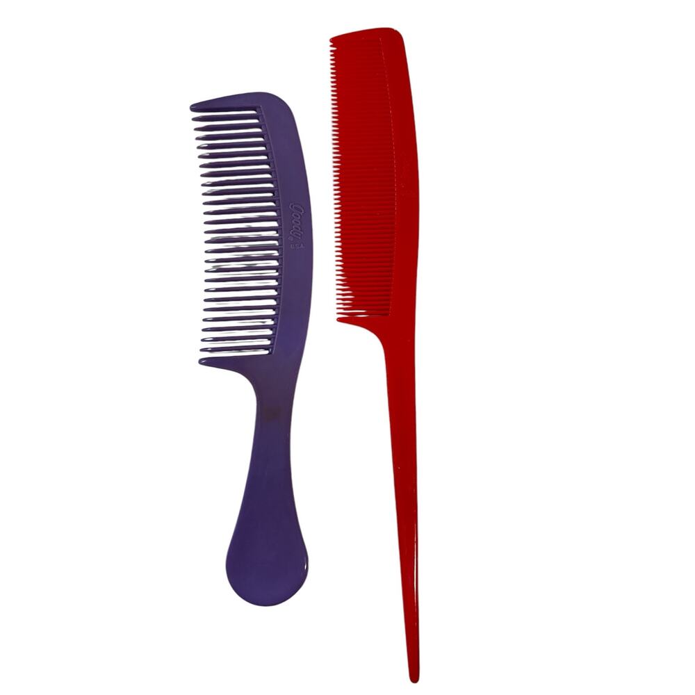Vintage GOODY Hair Combs Retro Hair Care 80s 90s Styling Unbreakable‎ New